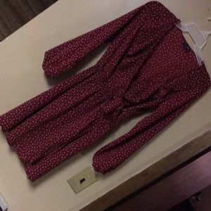 Polka dot criss cross dress
